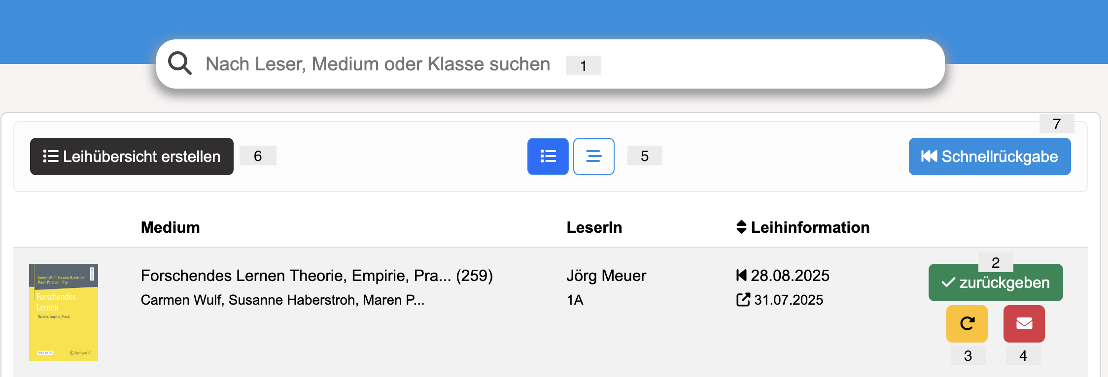 Medien verleihen